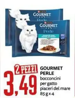 PRO7 Supermercati Gourmet Perle bocconcini per gatto piaceri del mare offerta