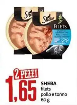 PRO7 Supermercati Sheba filets pollo e tonno offerta