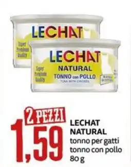 PRO7 Supermercati Lechat natural tonno per gatti offerta