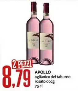 PRO7 Supermercati Apollo aglianico del taburno rosato docg offerta