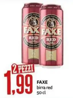 PRO7 Supermercati Faxe birra red offerta