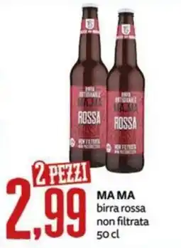 PRO7 Supermercati Ma Ma birra rossa offerta
