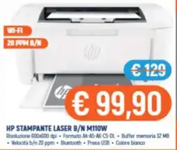 Vantaggi Sottocasa HP STAMPANTE LASER B/N M110W offerta
