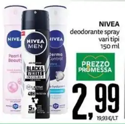 PRO7 Supermercati NIVEA deodorante spray offerta