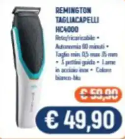 Vantaggi Sottocasa Remington tagliacapelli HC4000 offerta