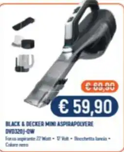 Vantaggi Sottocasa Black & Decker mini aspirapolvere offerta
