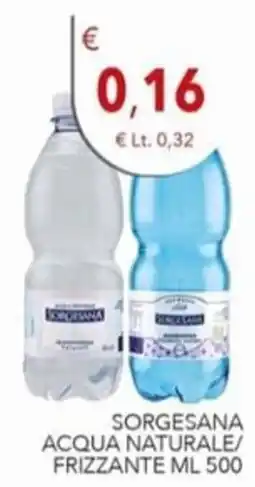 Diper Sorgesana acqua naturale/frizzante offerta