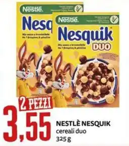 PRO7 Supermercati Nestlé Nesquik cereali duo offerta
