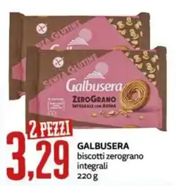 PRO7 Supermercati Galbusera biscotti zerograno integrali offerta