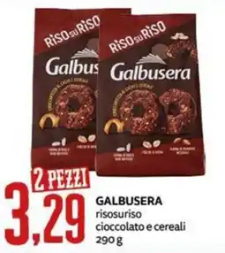 PRO7 Supermercati Galbusera risosuriso cioccolato e cereali offerta