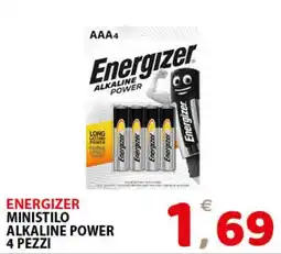 Il Centro Superstore Energizer ministilo alkaline power offerta