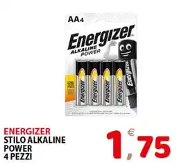 Il Centro Superstore Energizer stilo alkaline power offerta
