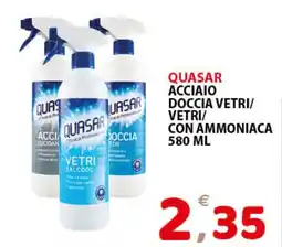 Il Centro Superstore Quasar acciaio doccia vetri/vetri/con ammoniaca offerta