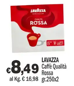 Primo Prezzo Lavazza Caffè Qualità Rossa offerta