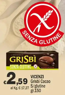 Primo Prezzo Grisbì senza glutine cioccolato offerta