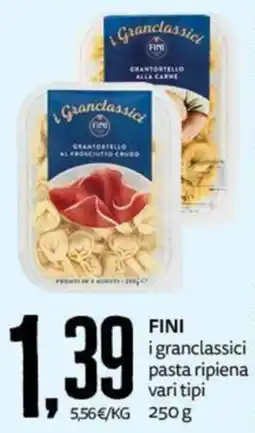 PRO7 Supermercati FINI i granclassici pasta ripiena offerta