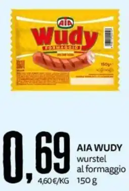 PRO7 Supermercati AIA WUDY wurstel al formaggio offerta