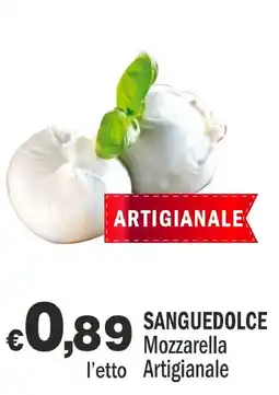 Primo Prezzo Sanguedolce Mozzarella Artigianale offerta