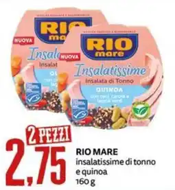 PRO7 Supermercati Rio mare insalatissime di tonno e quinoa offerta