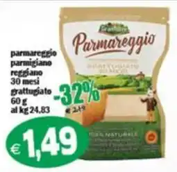 Il Castoro Supermercati Parmareggio Parmigiano Reggiano grattugiato offerta