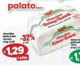 Il Castoro Supermercati Stracchino nonno nanni classico offerta