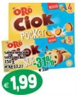 Il Castoro Supermercati Oro ciok pocket offerta