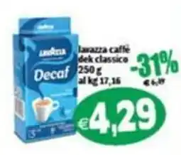 Il Castoro Supermercati Lavazza caffè dek classico Decaf offerta