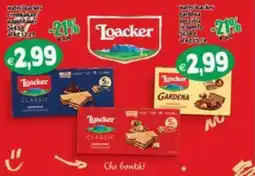 Il Castoro Supermercati Loacker wafer loacker cremakaka napolitanes offerta