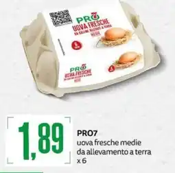 PRO7 Supermercati PRO7 uova fresche medie offerta