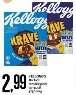 PRO7 Supermercati Kellogg's Krave cereali ripieni offerta