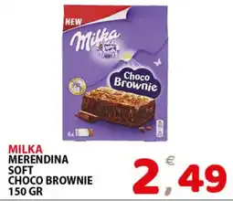 Il Centro Superstore Milka merendina soft choco brownie offerta