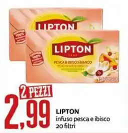 PRO7 Supermercati Lipton infuso pesca e ibisco offerta