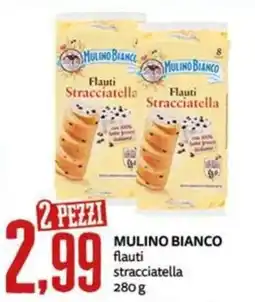 PRO7 Supermercati Mulino Bianco flauti stracciatella offerta