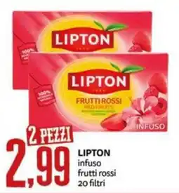 PRO7 Supermercati Lipton infuso frutti rossi offerta