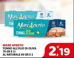 Il Centro Superstore Mare Aperto Tonno all'olio di oliva offerta