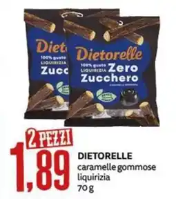 PRO7 Supermercati Dietorelle caramelle gommose liquirizia offerta
