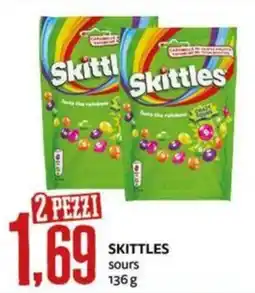 PRO7 Supermercati Skittles sours offerta