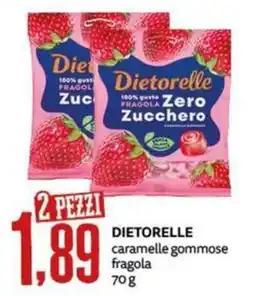 PRO7 Supermercati Dietorelle caramelle gommose fragola offerta