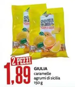 PRO7 Supermercati Giulia caramelle agrumi di sicilia offerta