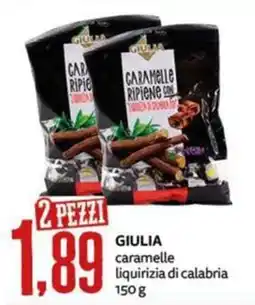 PRO7 Supermercati Giulia caramelle liquirizia di calabria offerta