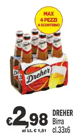 Primo Prezzo Dreher Birra offerta