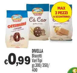Primo Prezzo Divella Biscotti offerta