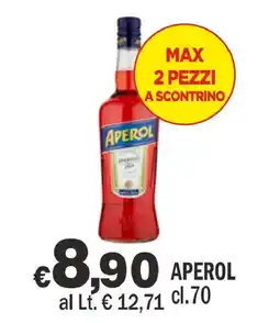 Primo Prezzo Aperol offerta