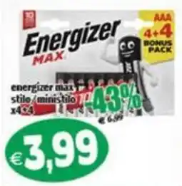 Il Castoro Supermercati Energizer max offerta