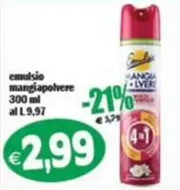 Il Castoro Supermercati emulsio mangiapolvere Langua Lvere offerta