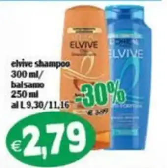 Elvive shampoo balsamo