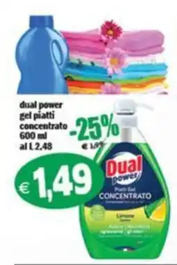 Il Castoro Supermercati Dual power gel piatti concentrato offerta