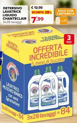 Iperal Detersivo lavatrice liquido Chanteclair offerta