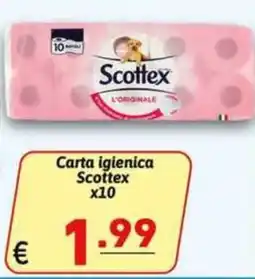 Ipercarni Carta igienica Scottex offerta