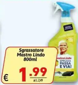 Ipercarni Sgrassatore Mastro Lindo offerta